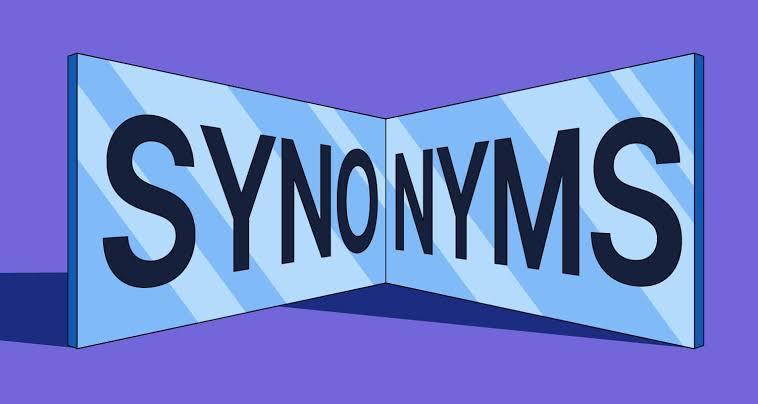 Synonyms sentences